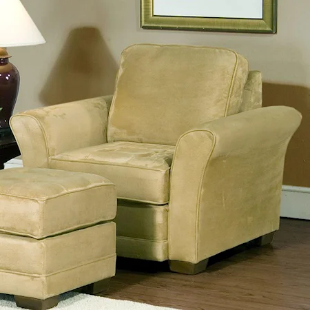 Comfortable Club Chair with Modern Living Room Style